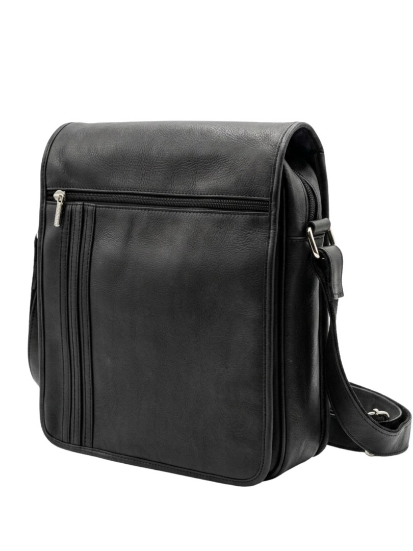 Bandolera Sidney en cuero negro